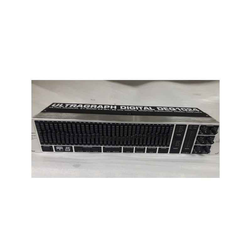 Égaliseur graphique Behringer DEQ1024 – Occasion