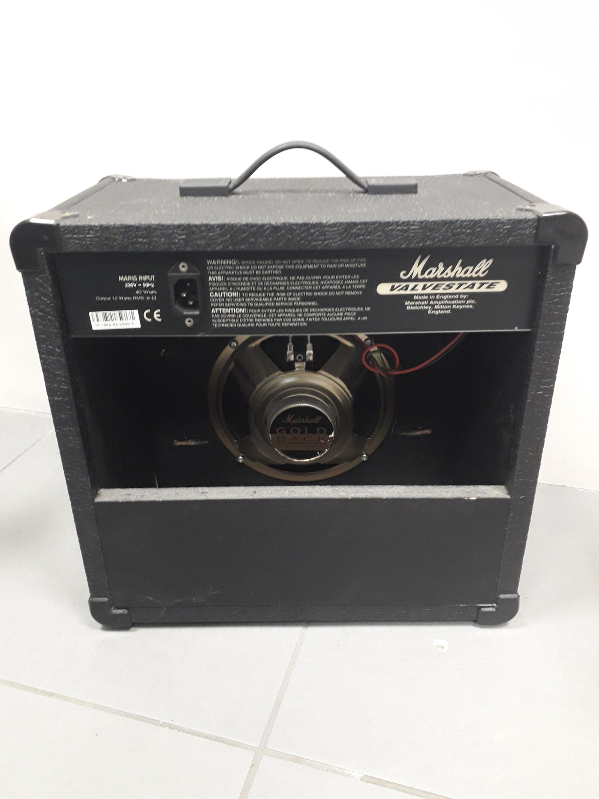 Ampli guitare Marshall Valvestate VS15R – 15 W avec réverbération - occasion