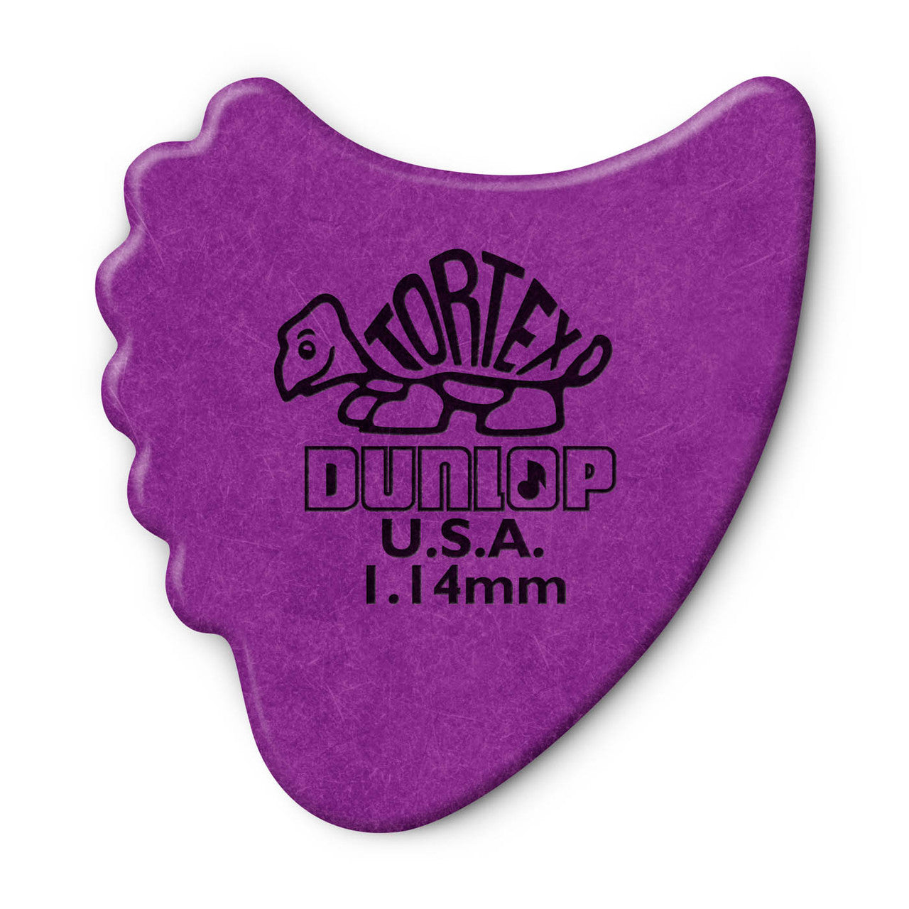 Lot de 6 médiators Dunlop Tortex Fin 1.14 mm 414R114