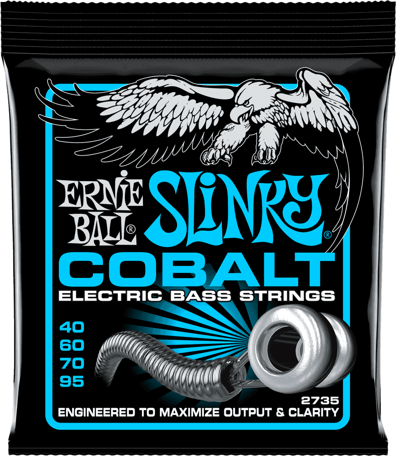 Jeu de Cordes Basse Cobalt Extra Slinky 40-60-70-95 – ERNIE BALL 2735