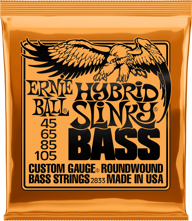 Jeu de Cordes Basse – Ernie Ball Hybrid Slinky 45-65-85-105 2833