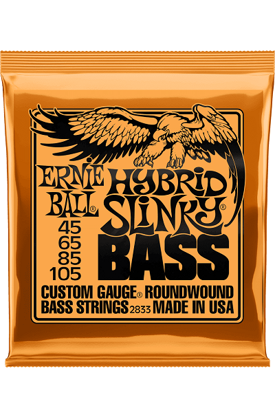 Jeu de Cordes Basse – Ernie Ball Hybrid Slinky 45-65-85-105 2833