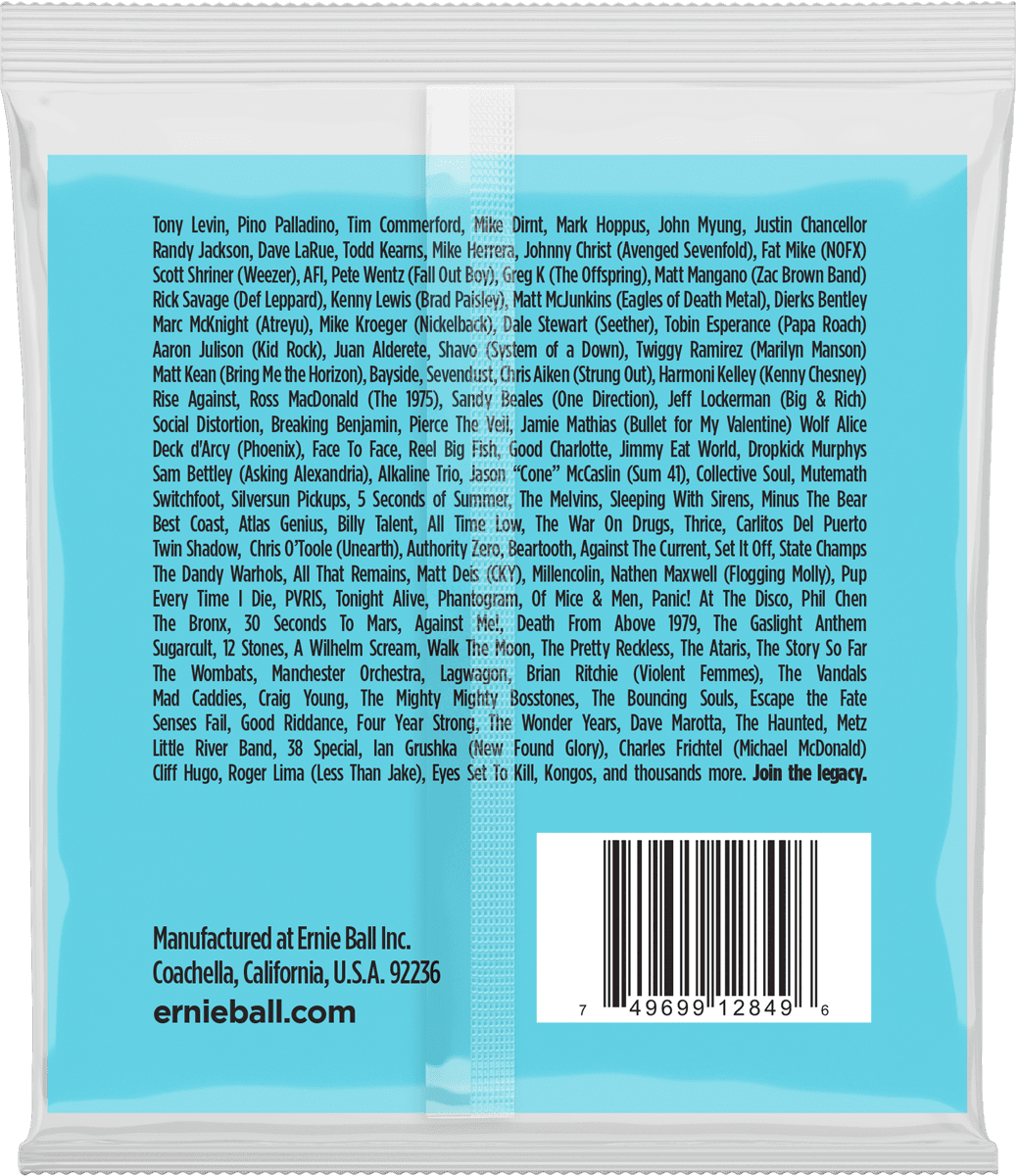 Jeu de Cordes Basse Super Long Scale – Ernie Ball Slinky 45-65-85-105 2849