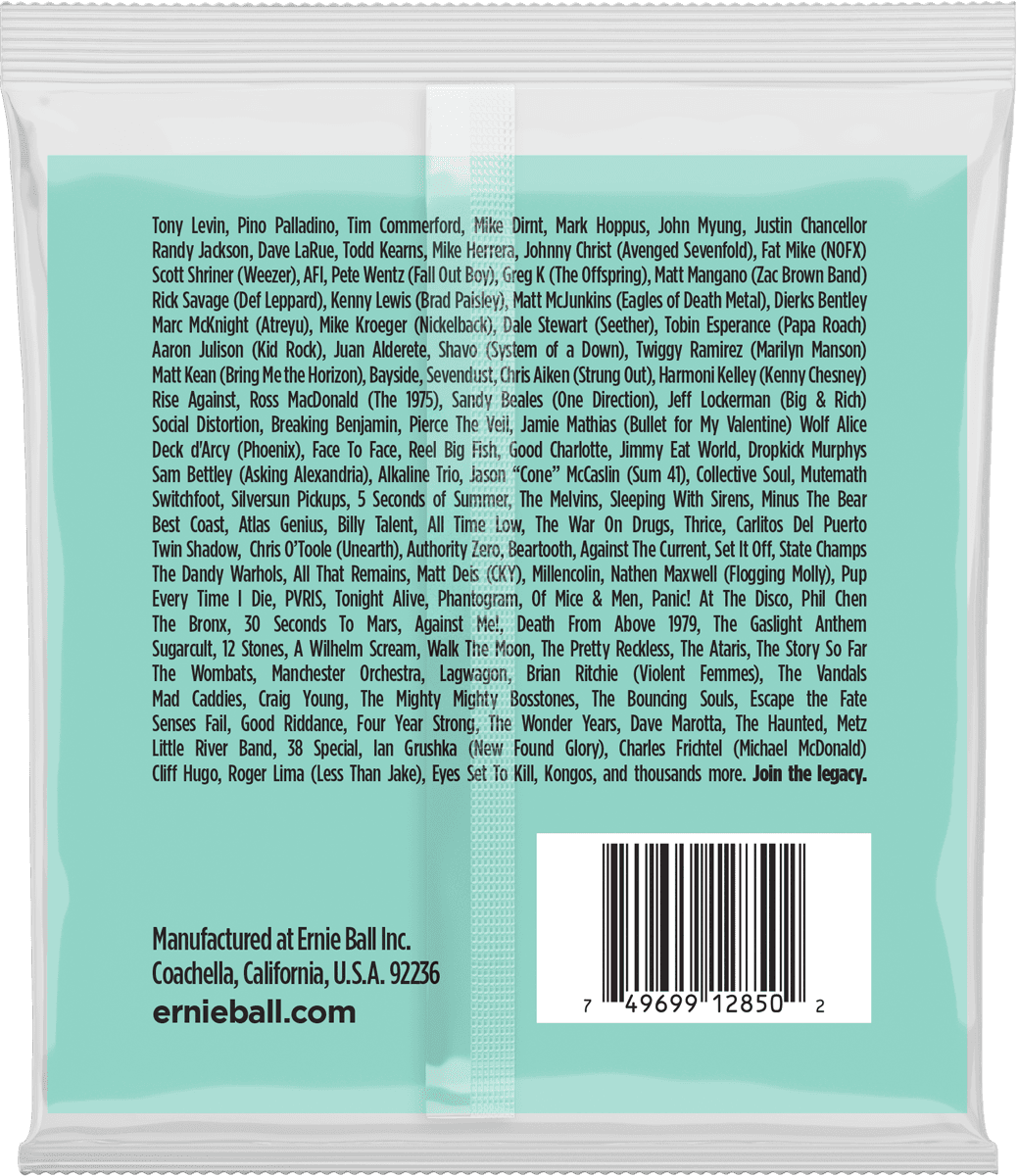 Jeu de Cordes Basse 5 Cordes – Slinky Super Long 45-65-85-105-130 ERNIE BALL 2850