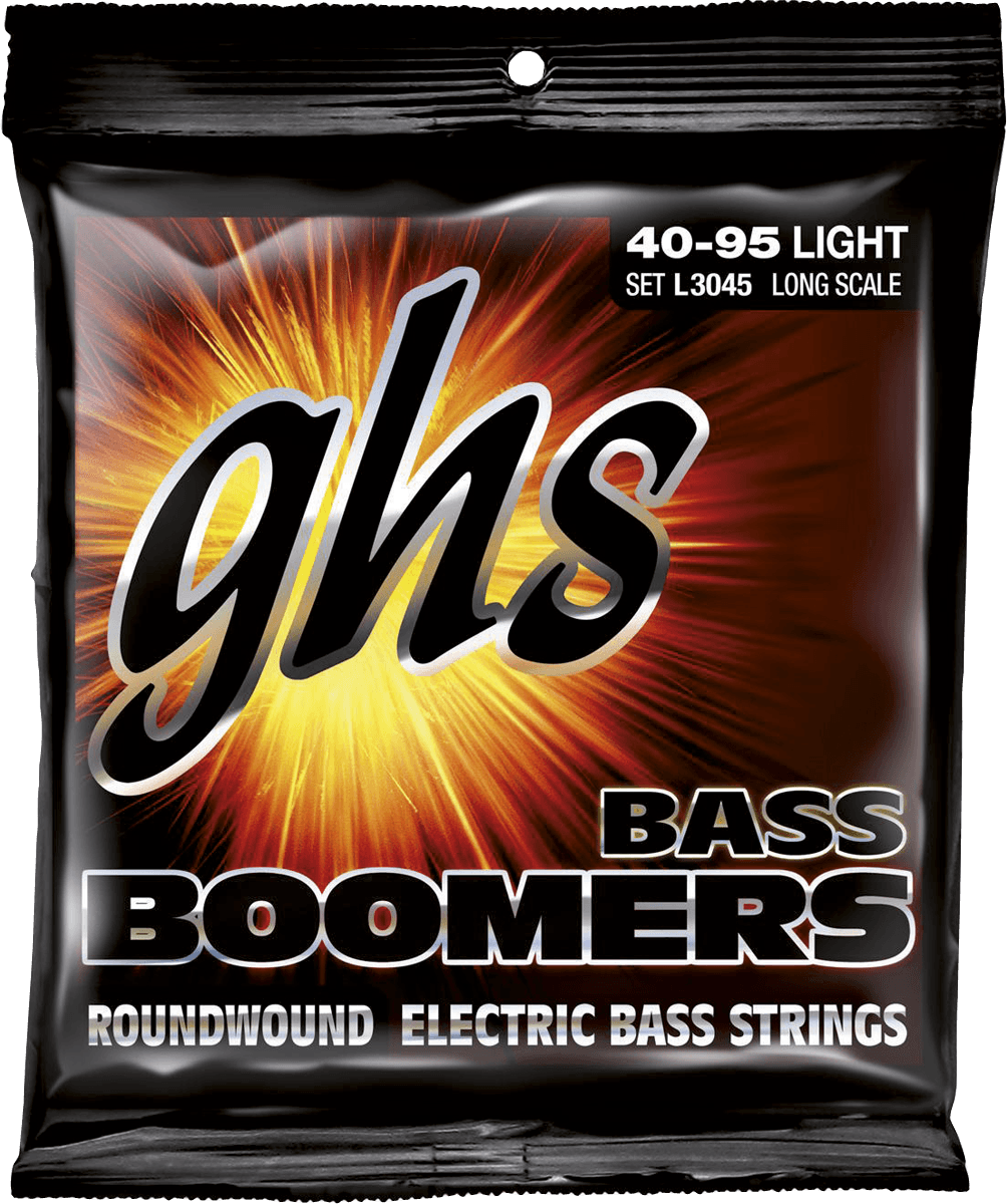 🎸 Jeu de cordes basse électrique GHS 3045L Boomers File Rond Long Scale 40-95