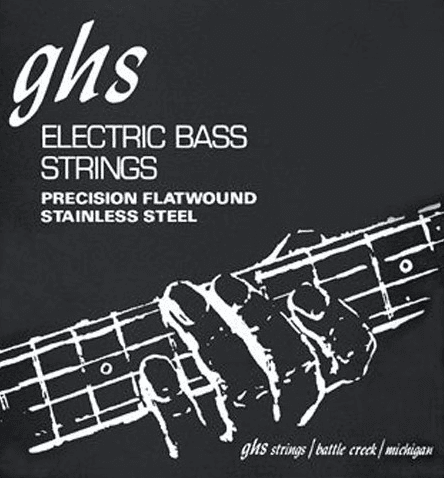 Jeu de cordes basse électrique GHS 3050M Precision Flats Medium 45-105