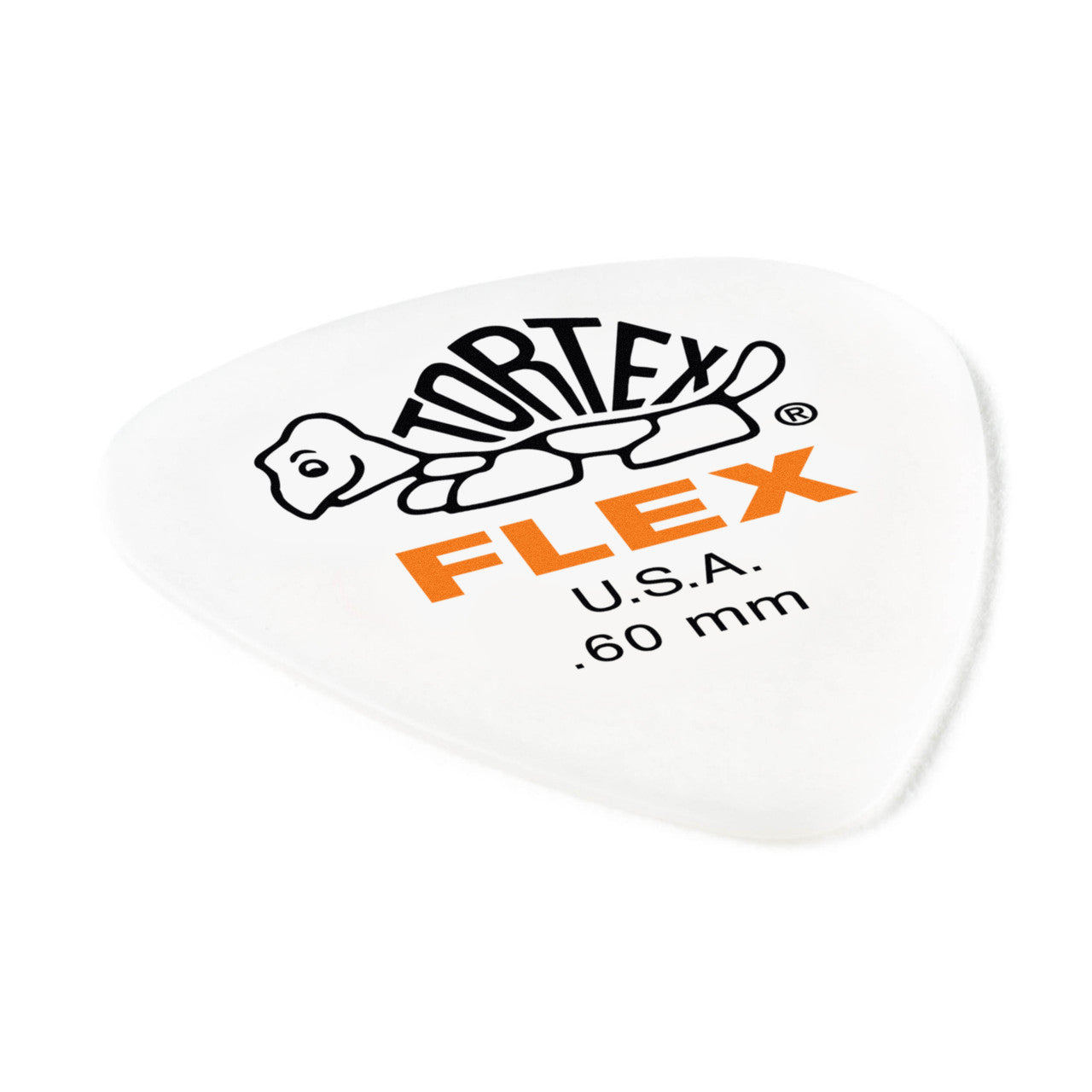 Lot de 6 médiators Dunlop Tortex Flex Standard - 428R60 – 0,60 mm