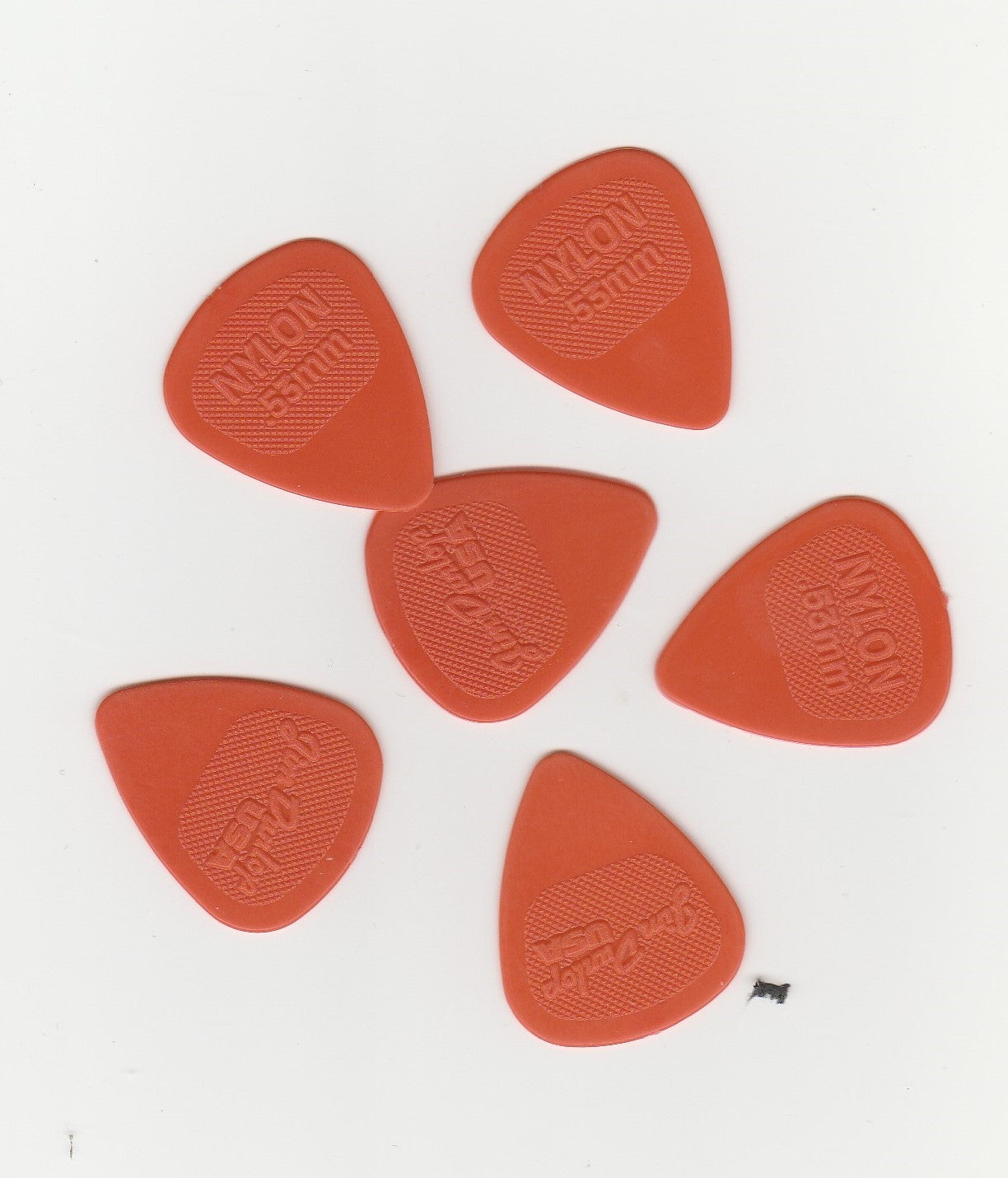 Médiators Dunlop NYLON MIDI 0.53 mm - 443R53 - LOT DE 6