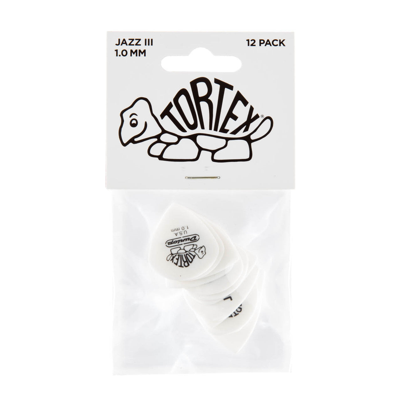 Player’s Pack de 12 médiators Dunlop Tortex Jazz 1.00 mm 478P100