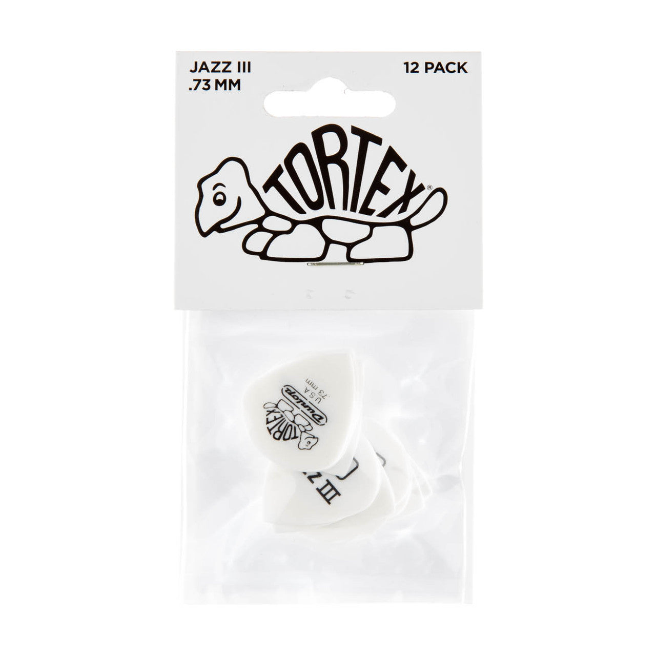Player’s Pack de 12 médiators Dunlop Tortex Jazz 0.73 mm 478P73