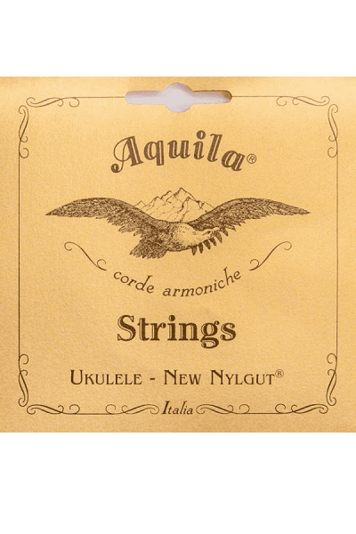 Jeu de cordes Ukulélé AQUILA New Nylgut 4U Soprano Do – GCEA – Sol aigu