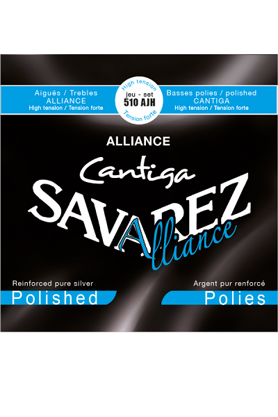 SAVAREZ 510ARH Cantiga Rouge Tirant Normal Polies – Jeu de cordes guitare classique