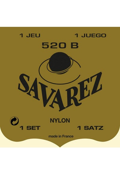SAVAREZ 520B Traditionnelle Blanc Tirant Faible – Jeu de cordes guitare classique