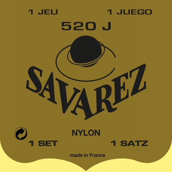 SAVAREZ 520J Traditionnelle Jaune Tirant Fort – Jeu de cordes guitare classique