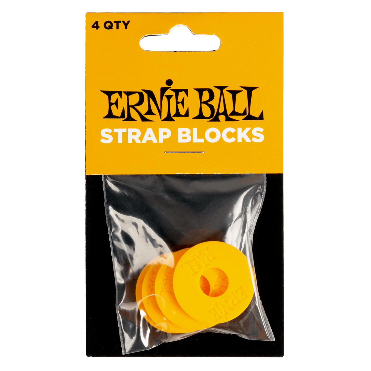 Ernie Ball 5621 Strap Blocks Orange – Pack de 4