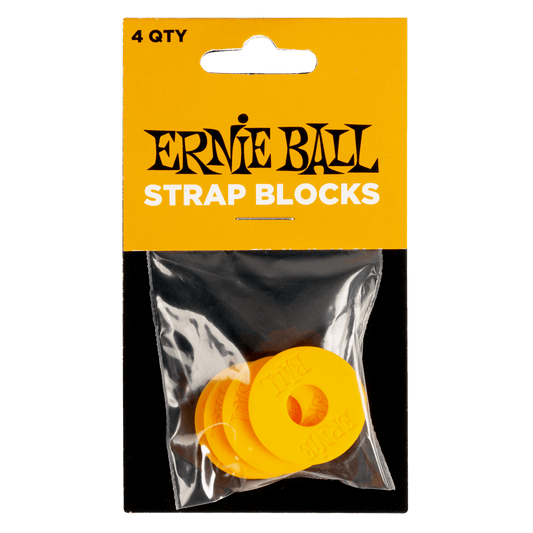 Ernie Ball 5621 Strap Blocks Orange – Pack de 4