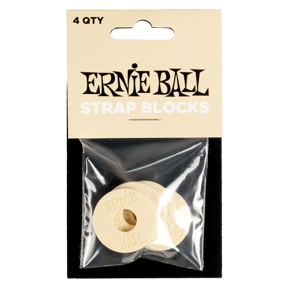 Strap Blocks crème – Pack de 4 ERNIE BALL 5624