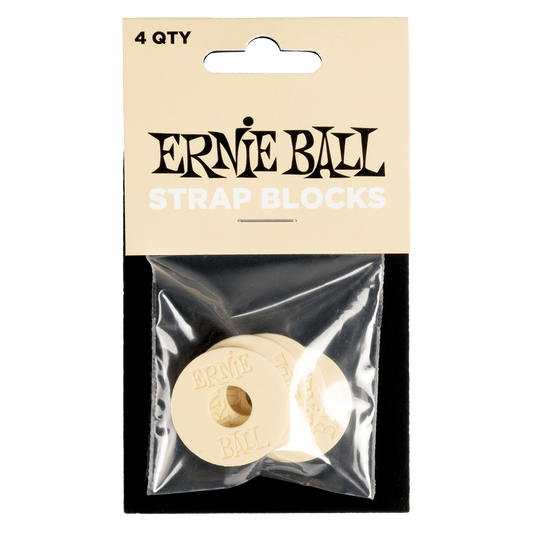 Strap Blocks crème – Pack de 4 ERNIE BALL 5624