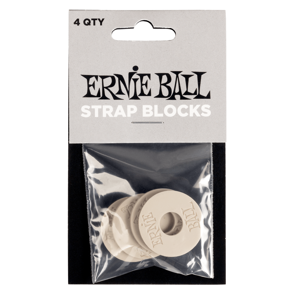 Strap Blocks gris – Pack de 4 ERNIE BALL 5625
