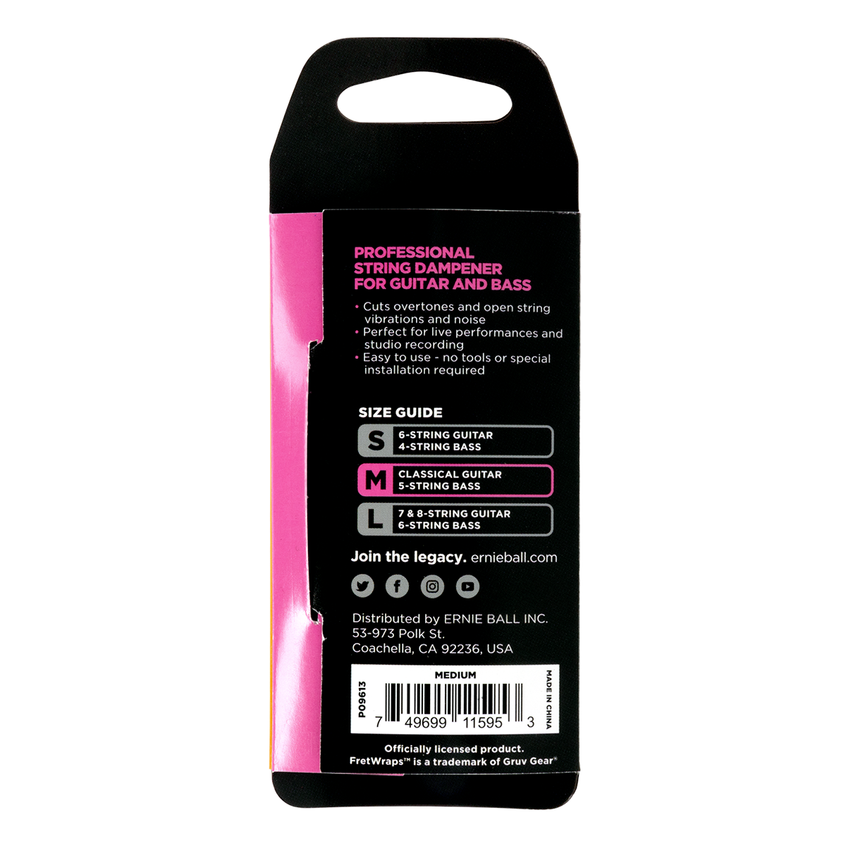 Ernie Ball 9613 FretWraps – Taille M