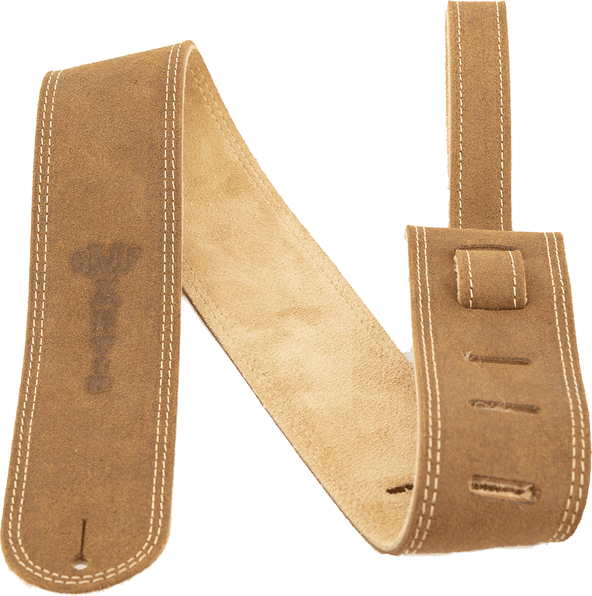 Courroie guitare cuir vieilli doublée suède MARTIN A0027