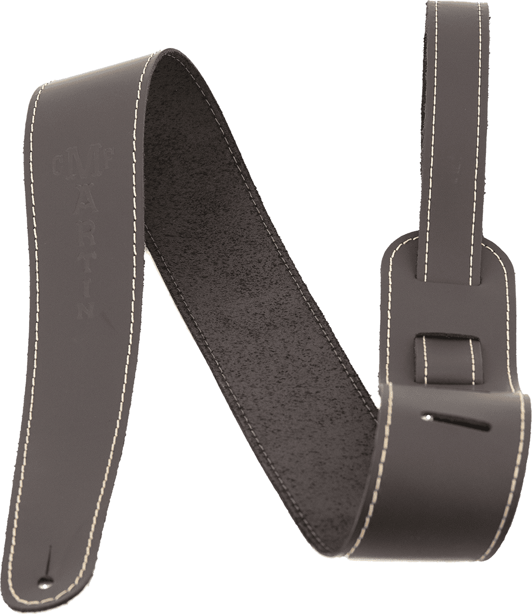 Courroie guitare en cuir slim marron MARTIN A0045