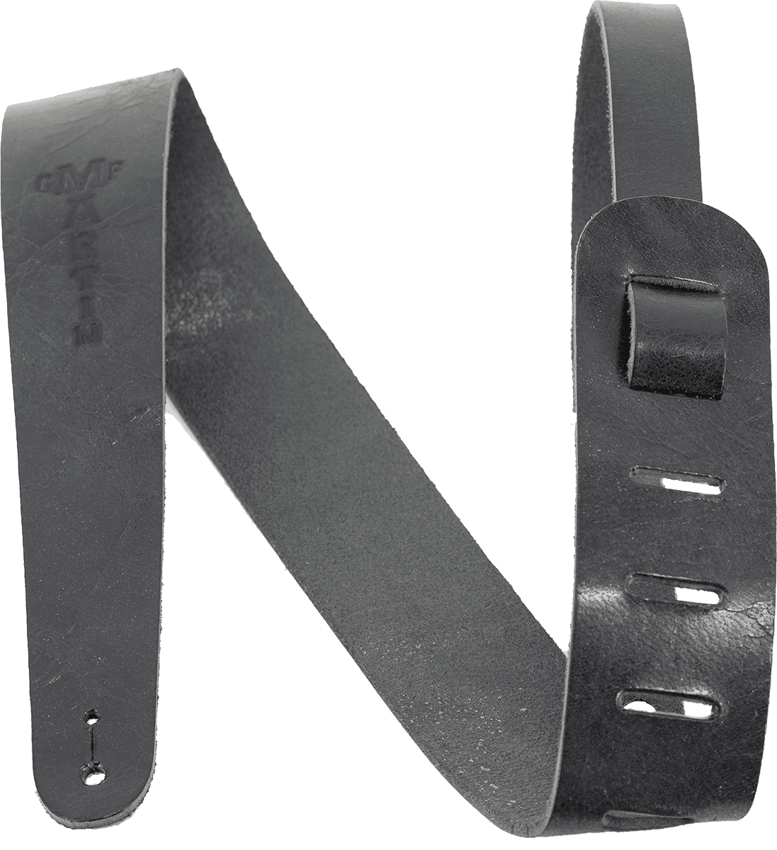 Courroie guitare cuir vintage noire MARTIN A0064 – Largeur 5 cm