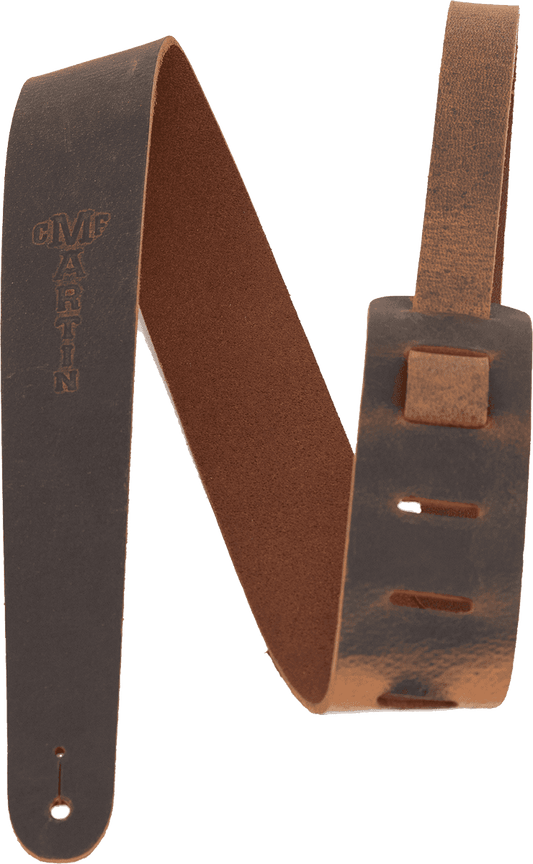 Courroie guitare cuir vintage Brun 5 cm MARTIN A0065