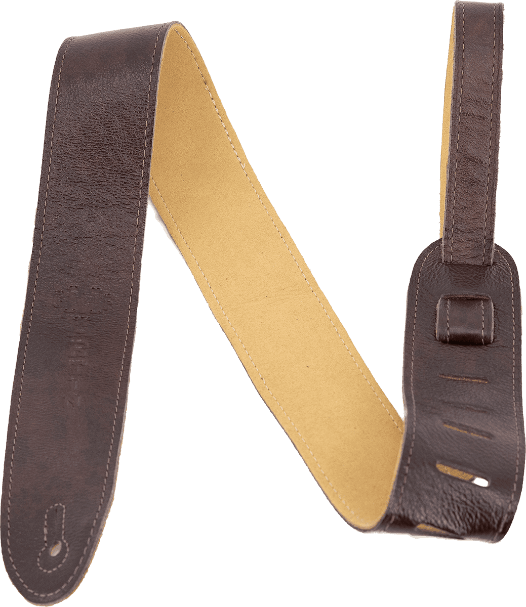 Courroie guitare cuir italien et suède marron MARTIN A0100