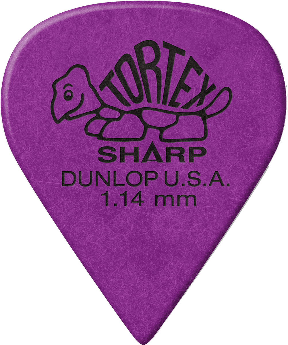Player’s Pack 12 Médiators Dunlop Tortex Sharp 1.14mm 412P114
