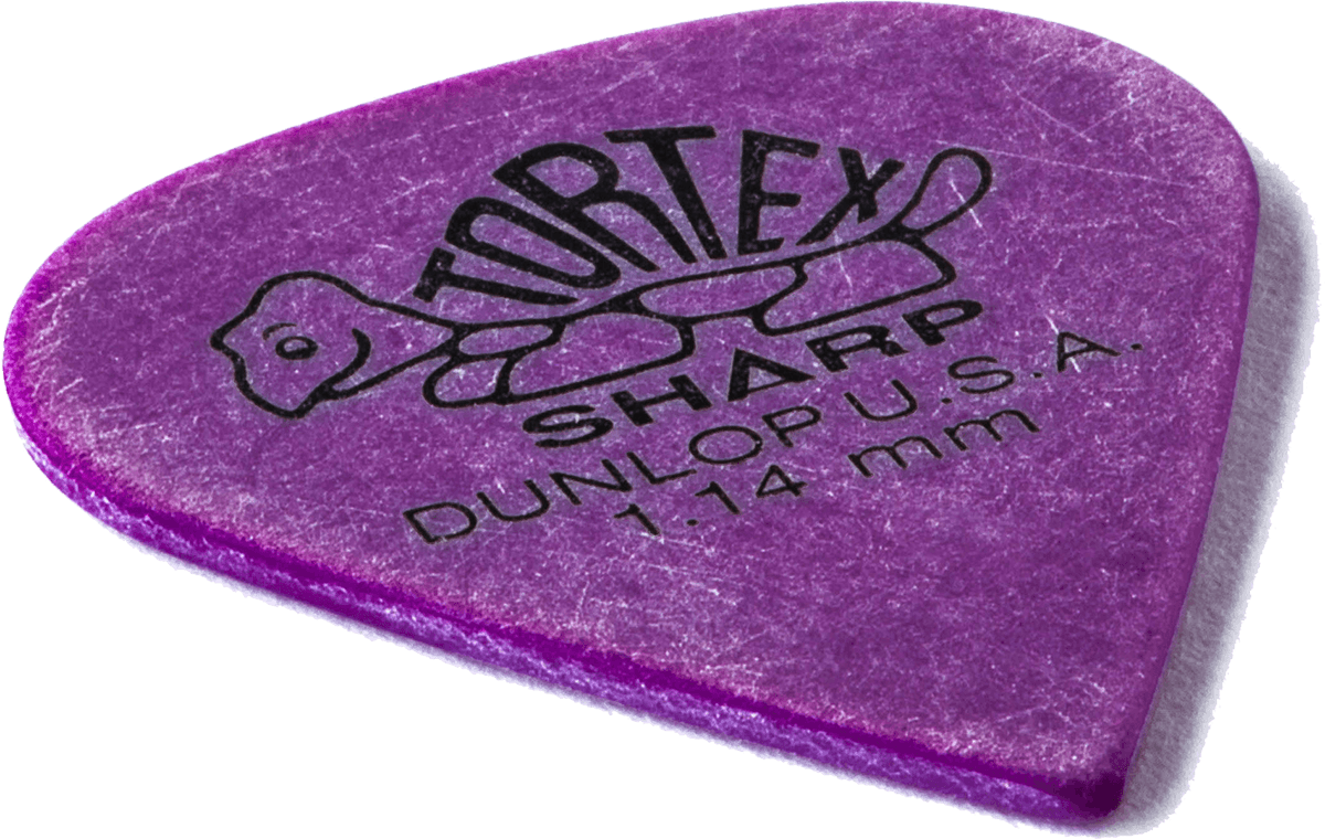 Player’s Pack 12 Médiators Dunlop Tortex Sharp 1.14mm 412P114