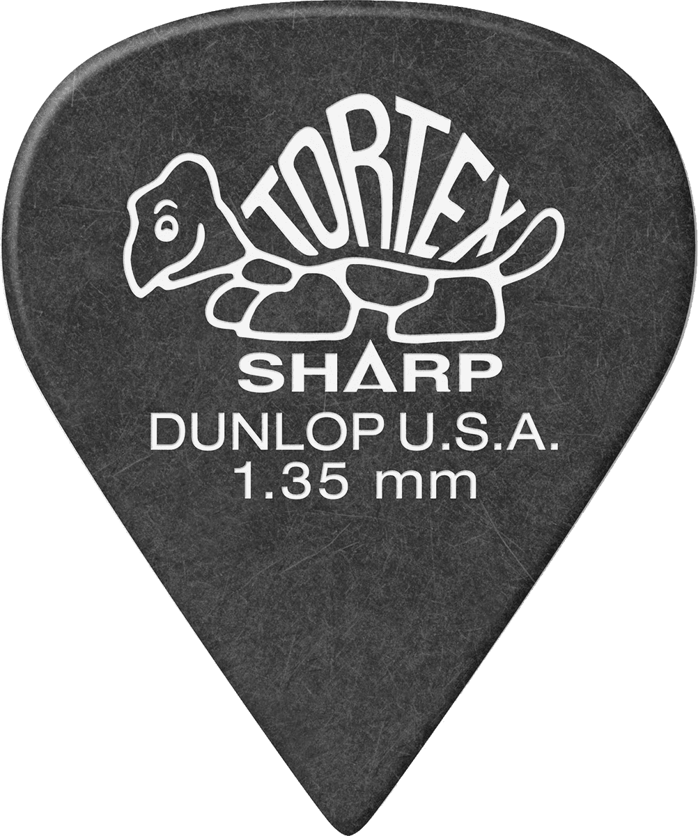 Player’s Pack 12 médiators Dunlop Tortex Sharp 1.35mm 412P135