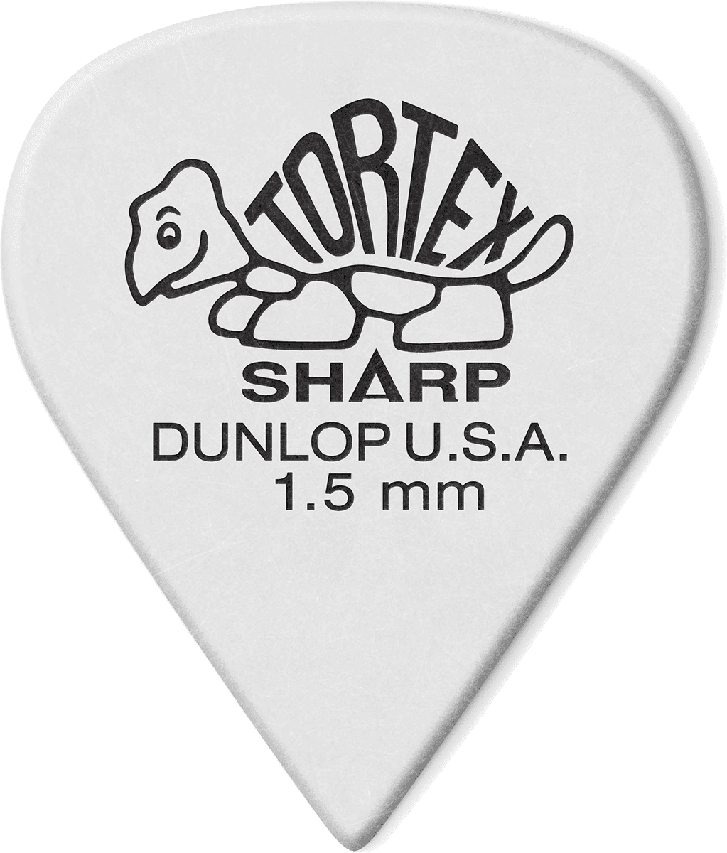 Player’s Pack 12 médiators Dunlop Tortex Sharp 1.50mm 412P150