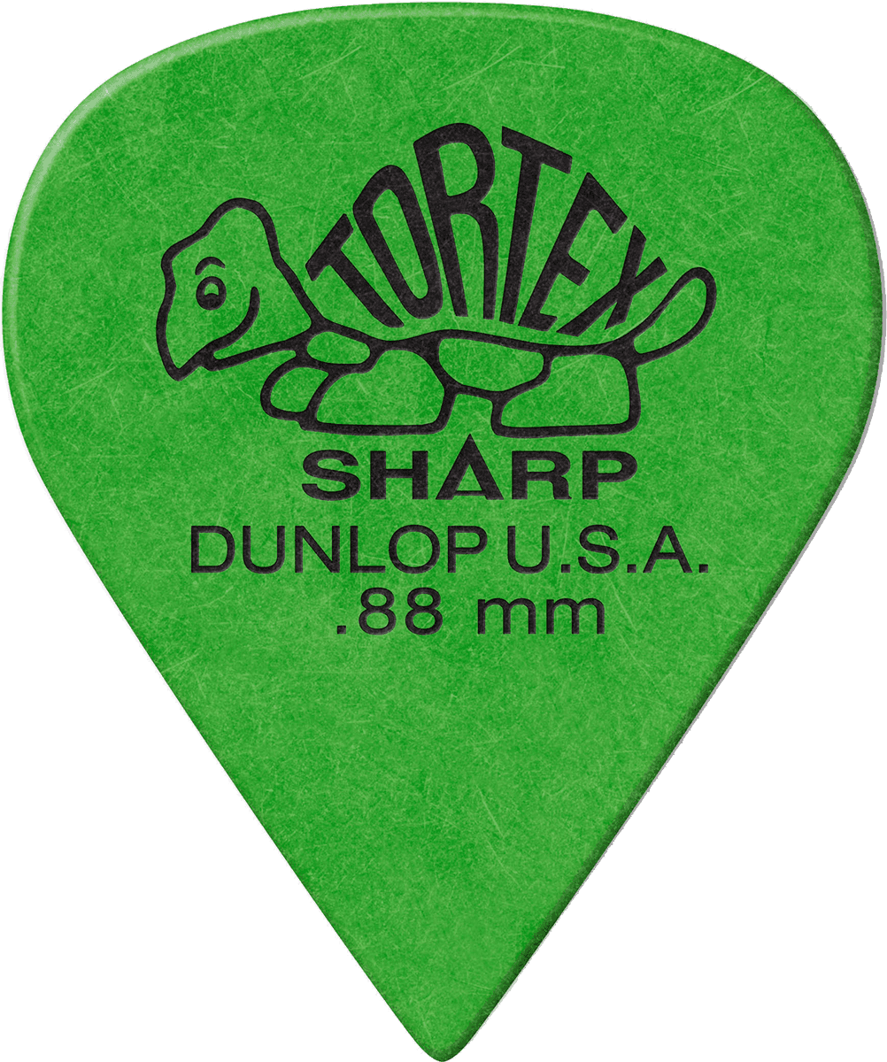 Player’s Pack 12 Médiators Dunlop Tortex Sharp 0.88mm 412P88