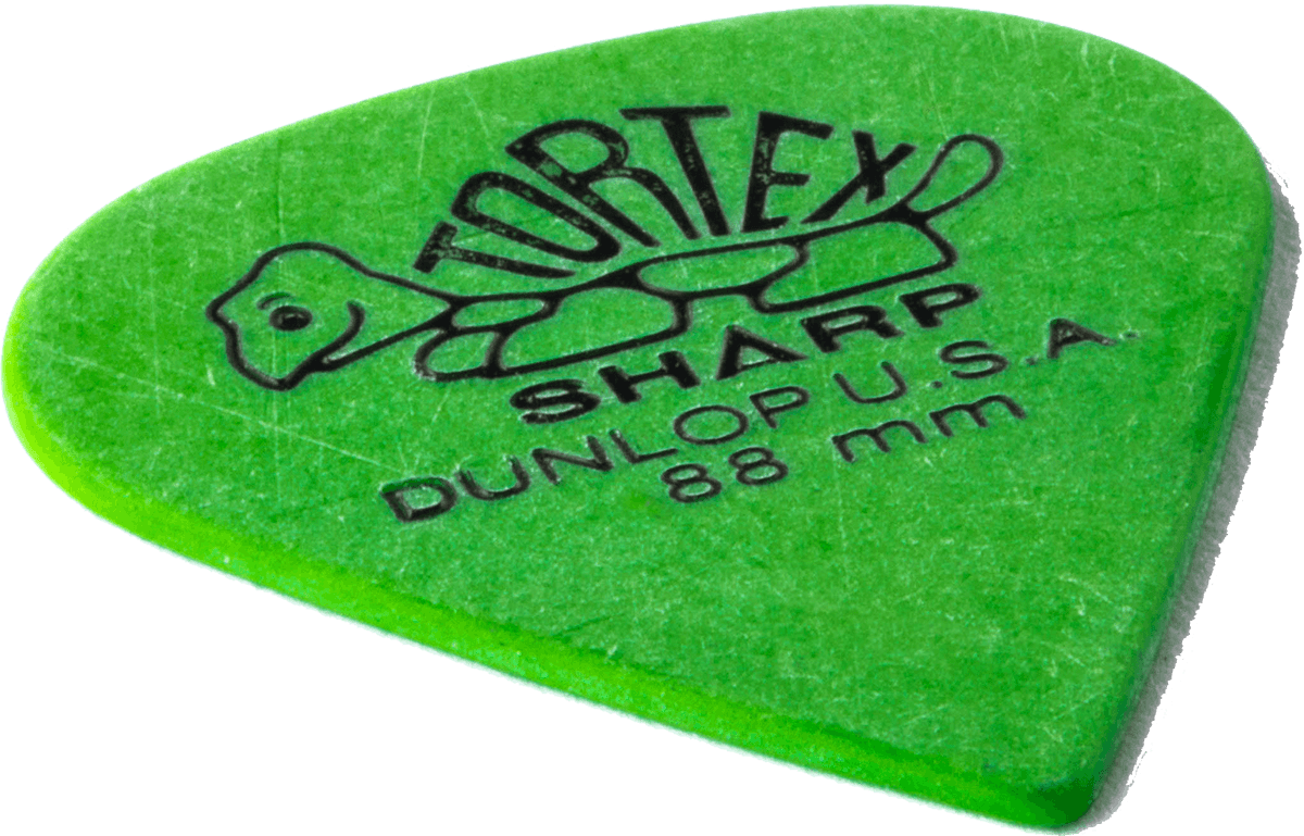 Player’s Pack 12 Médiators Dunlop Tortex Sharp 0.88mm 412P88