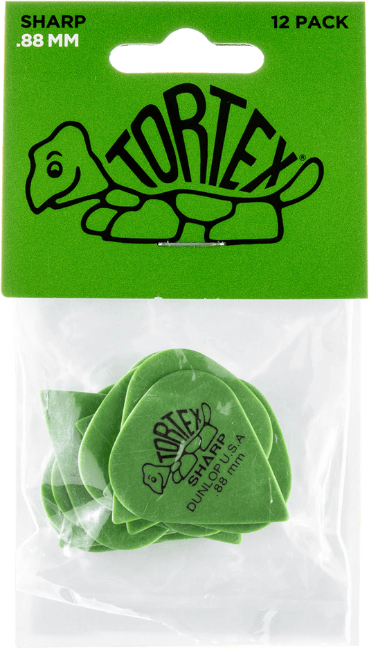 Player’s Pack 12 Médiators Dunlop Tortex Sharp 0.88mm 412P88