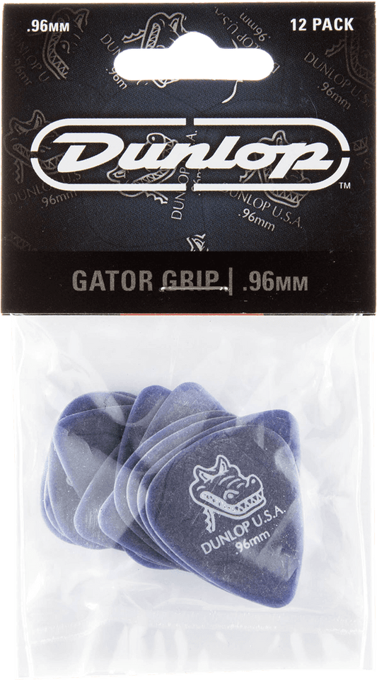 Player’s Pack de 12 médiators Dunlop Gator Grip 0.96mm 417P096