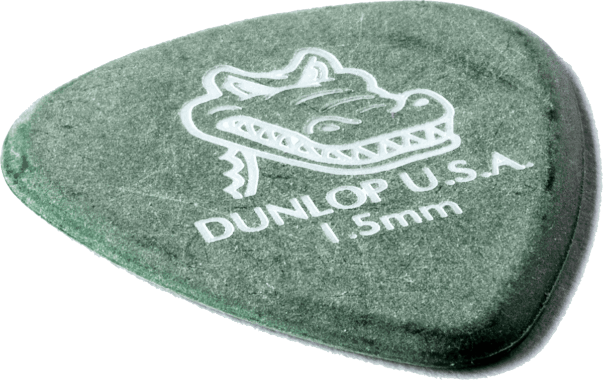 Player’s Pack – Lot de 12 médiators Dunlop Gator Grip 1.50mm 417P150