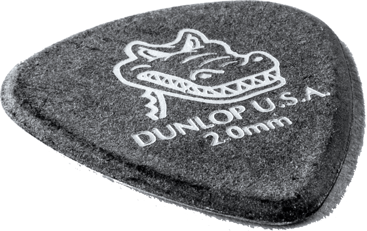Player’s Pack de 12 médiators Dunlop Gator Grip 2.00mm