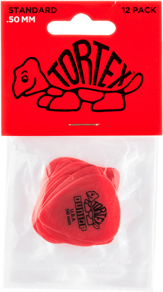 Players Pack 12 Médiators Dunlop Tortex Standard 0.50 mm 418P50