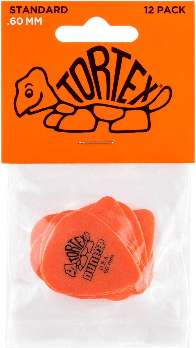Players Pack 12 Médiators Dunlop Tortex Standard 0.60 mm 418P60