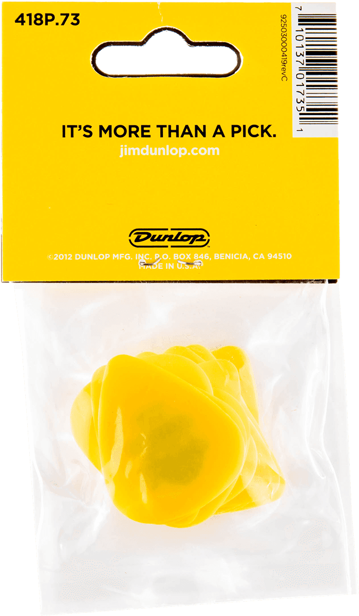 Player’s Pack 12 médiators Dunlop Tortex Standard 0.73 mm 418P73