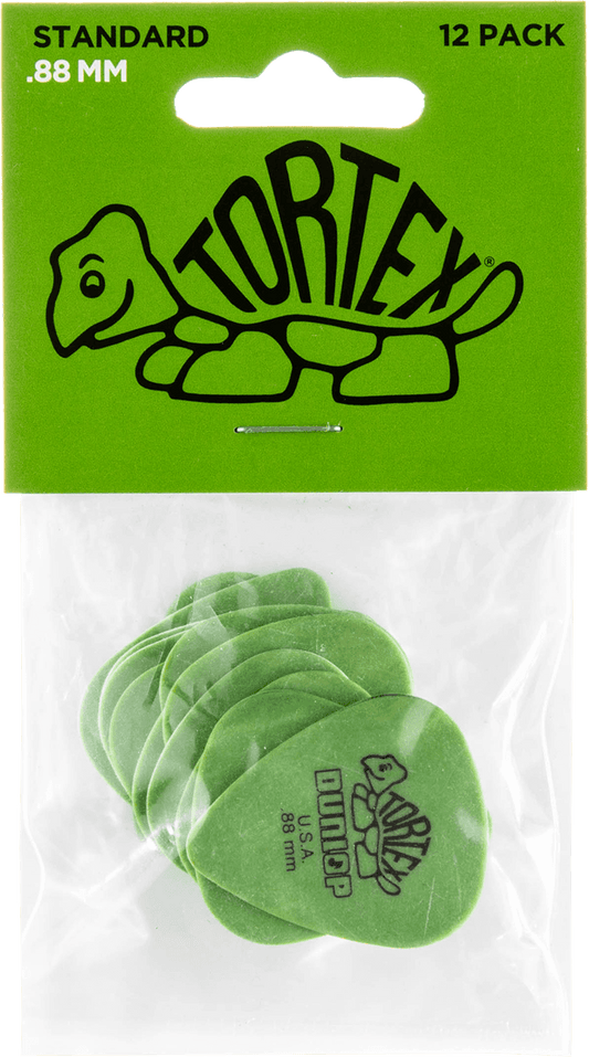 Player’s Pack 12 Médiators Dunlop Tortex Standard 0.88 mm 418P88