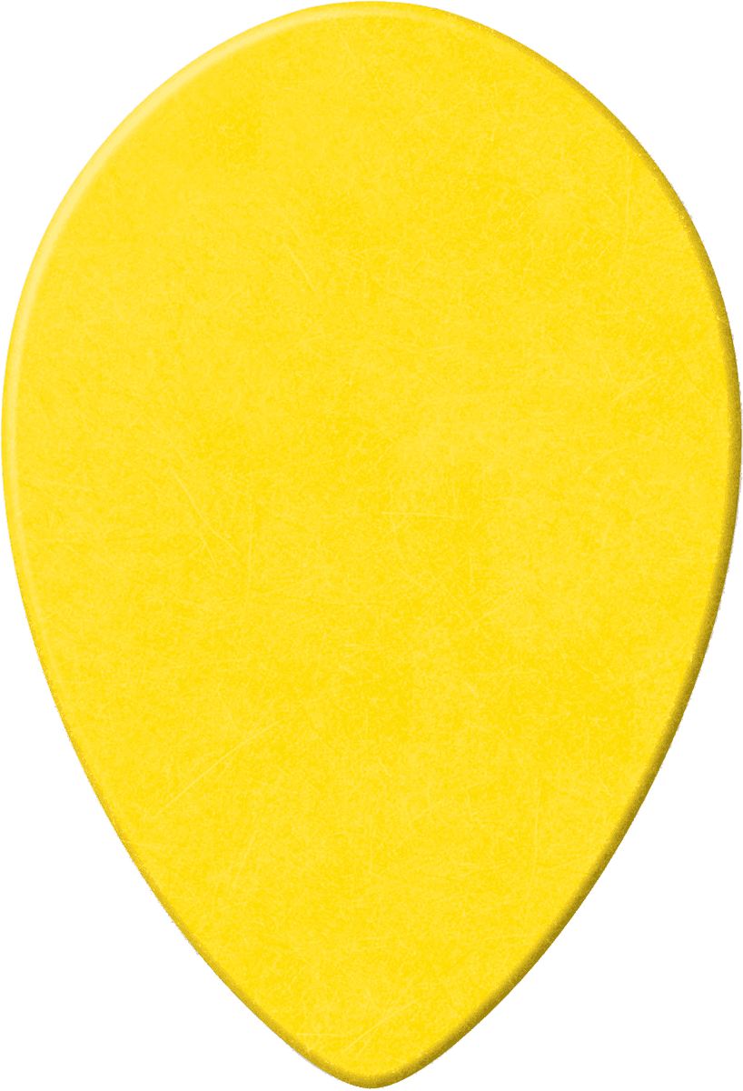 Lot de 6 médiators Dunlop Tortex Small Teardrop 0.73 mm 432R73