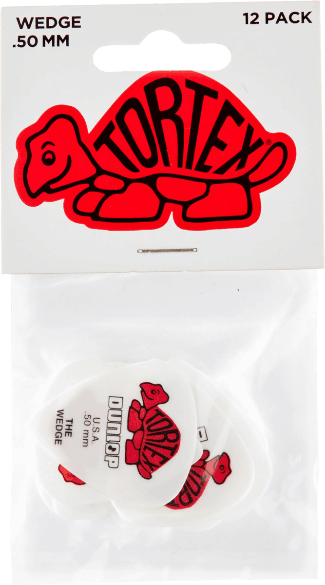 Player’s Pack de 12 Médiators Dunlop Tortex Wedge 0.55 mm 424P50