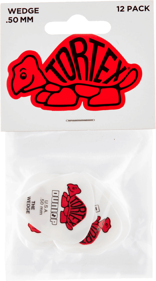Player’s Pack de 12 Médiators Dunlop Tortex Wedge 0.55 mm 424P50