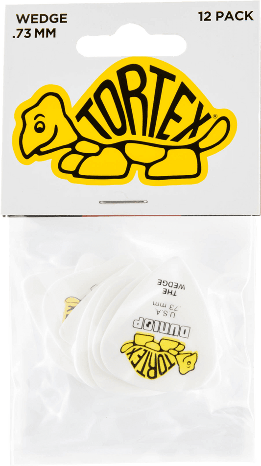 Player’s Pack 12 Médiators Dunlop Tortex Wedge 0.73 mm 424P73