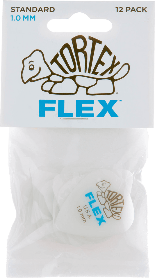 Player’s Pack de 12 médiators Dunlop Tortex Flex Standard 1.00mm 428P100