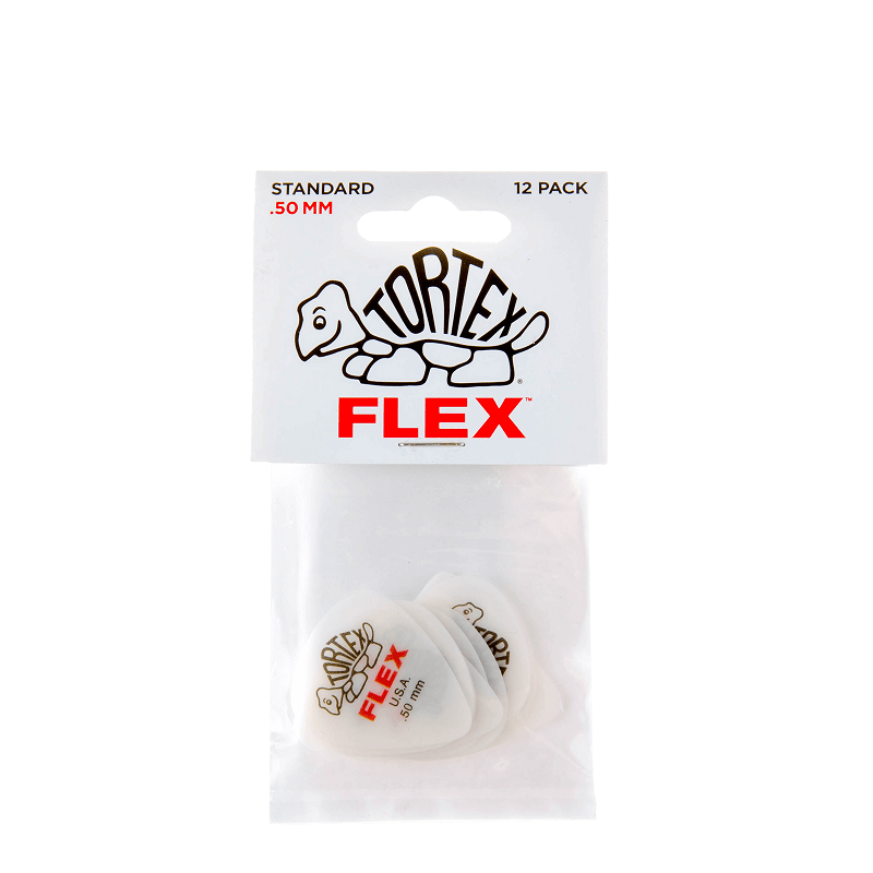 Player’s Pack de 12 médiators Dunlop Tortex Flex Standard 0.50mm 428P50