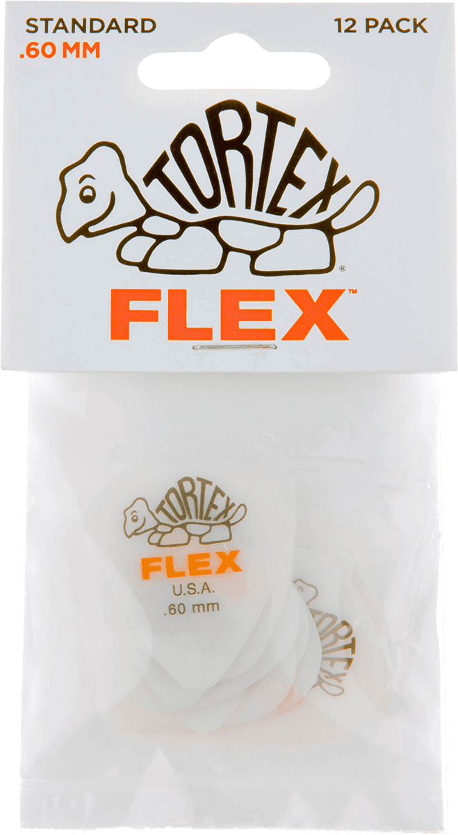 Lot de 12 médiators Dunlop Tortex Flex Standard 0.60mm 428P60